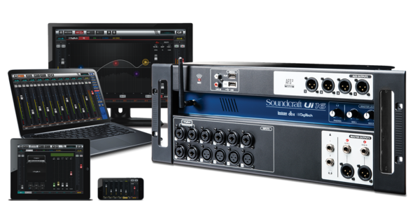 5056219 UI-16 DIGITAL MIXER, 16-INPUT RACK MIXER WITH WIRELESS CONTROL